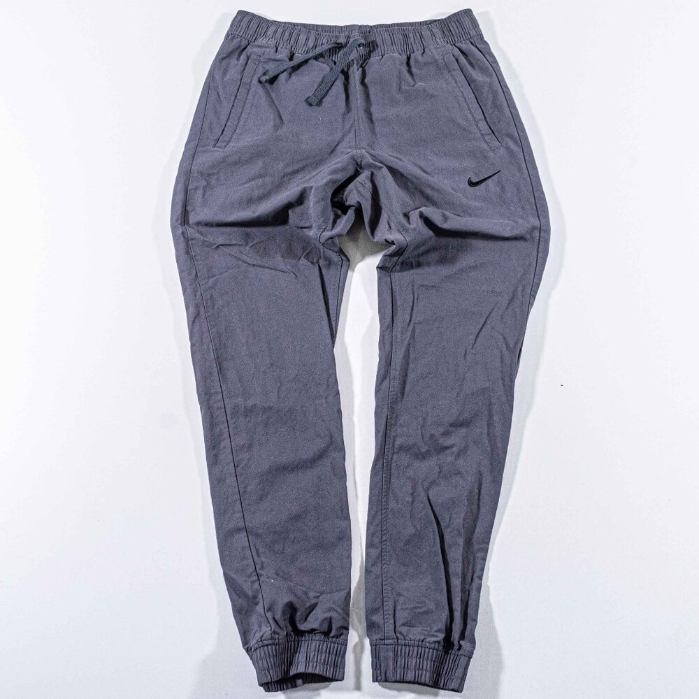 Nike Sportswear Tapered Joggers Small Slim Fit Swoosh Logo Gray Pants S